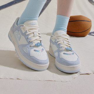 FILA 斐乐 Heritage 女子运动板鞋 T12W141223F-WI 白蓝 39