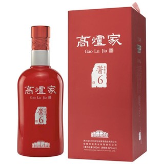 Gao Lu Jia 高炉家 酱6 52%vol 兼香型白酒 500ml*6瓶 整箱装