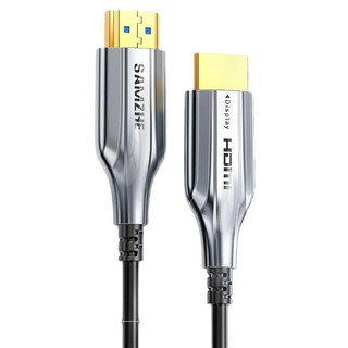 SAMZHE 山泽 XGH10 HDMI2.0 视频线缆 10m 银黑色