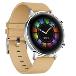 huawei华为watchgt2时尚版智能手表42mm暖沙杏
