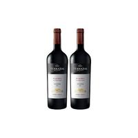 台阶安第斯山脉 典藏马尔贝克干红葡萄酒 750ml*2瓶套装