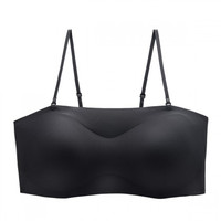 HUXI 乎兮 零感系列 女士抹胸 HX172002-400 黑色 L
