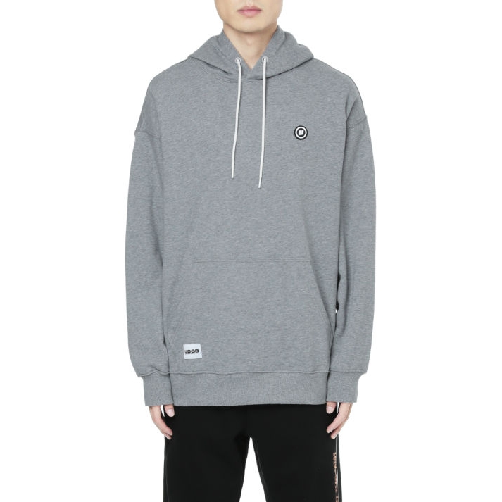 UNDER GARDEN 男士 Logo 缝饰落肩连帽卫衣
