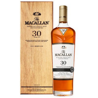 麦卡伦（Macallan）30年雪莉单桶单一麦芽苏格兰斯佩塞高地区威士忌 洋酒 700ml*1瓶