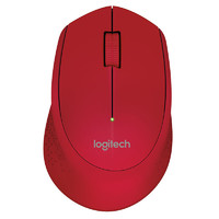 logitech 罗技 M280 2.4G无线鼠标 1000DPI 红色