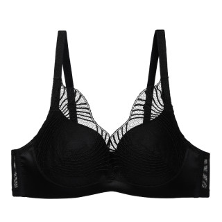 aimer爱慕宫系列女士无钢圈文胸am174611迷夜黑85c38c