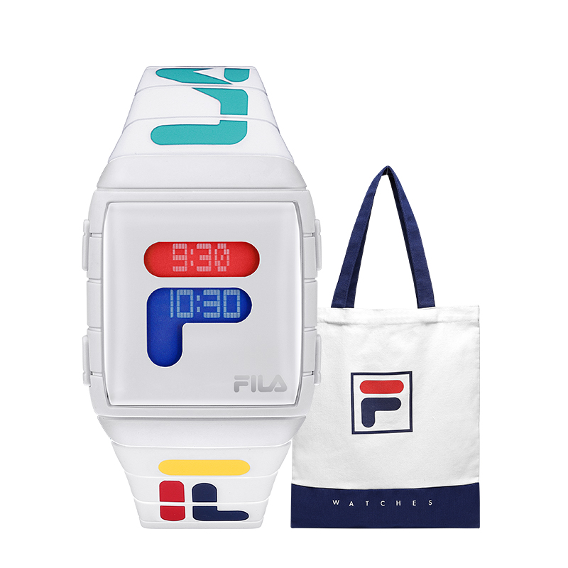 FILA 斐乐 36毫米电子腕表 FL38-105-007 帆布包套装