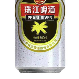 PEARL RIVER 珠江啤酒 啤酒 500ml*12听*2箱