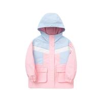 balabala 巴拉巴拉 208122105010-00366 女童连帽风衣 红色调 120cm