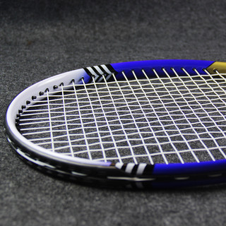 INVUI 英辉 网球拍初学者训练拍网球回弹训练器，带线网球，手胶，拍包，蓝色
