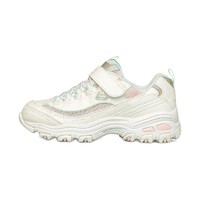 SKECHERS 斯凯奇 D'LITES 女童休闲运动鞋 302504L/WLPK 白色/浅粉红色 30码