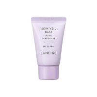 LANEIGE 兰芝 隔离霜30ml雪纱丝柔水光隔离霜气垫女隔离防晒精华学生 紫色隔离40号中样10*3支修容