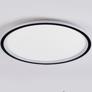 LIGHTING 徕光 JS0005 LED吸顶灯 24W 黑色 400mm 三色变光款