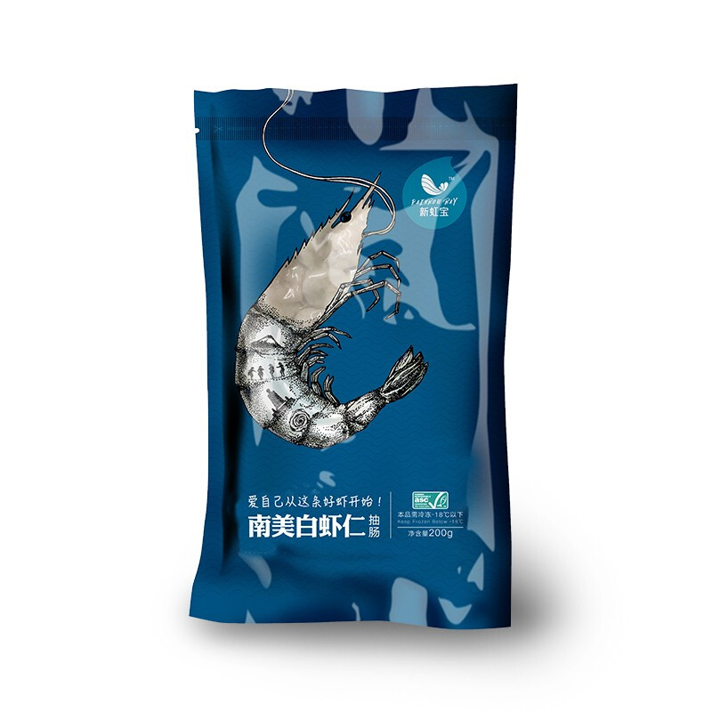 RAINBOW BAY 新虹宝 南美白虾仁 200g