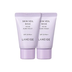 LANEIGE 兰芝 雪纱隔离霜妆前乳紫色防晒5ml*2支