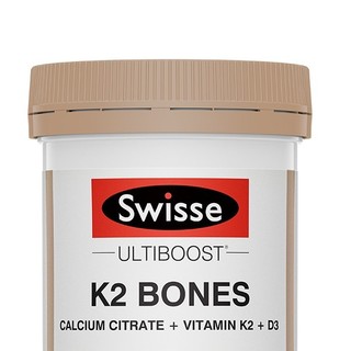 Swisse 斯维诗 Ultiboost K2钙维生素D骨骼片 90片*2瓶