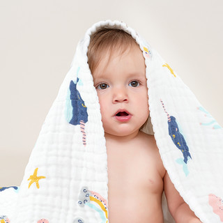 IAI 婴爱 婴儿6层纱布浴巾 升级款