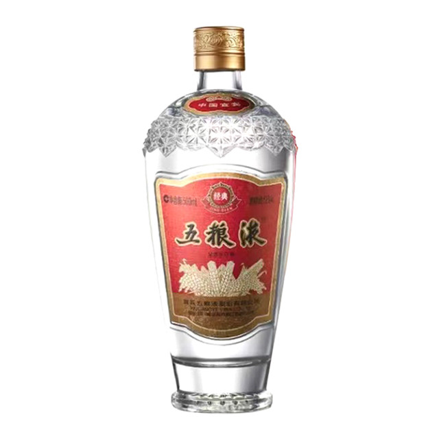 WULIANGYE 五粮液经典52%vol 浓香型白酒500ml 单瓶装【报价价格