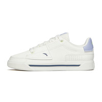 ANTA 安踏 生活系列 女子运动板鞋 122148001R-3 象牙白/柳絮紫 38.5