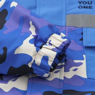 balabala 巴拉巴拉 208321105110-00388 男童两件套冲锋衣 蓝色迷彩 170cm