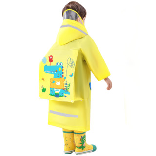 贝壳年代 儿童雨衣 高领款 黄色鳄鱼 L
