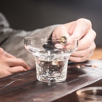 容山堂 透明茶滤托架泡茶过滤器  银珠玻璃茶漏
