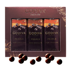 GODIVA 歌帝梵 黑巧克力豆 43g*3罐