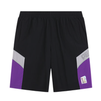 PEAK 匹克 男子运动短裤 DF312411 黑色/紫色 M