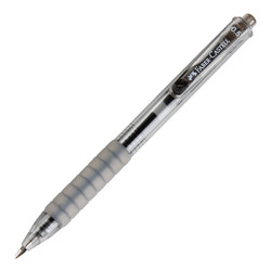 FABER-CASTELL 辉柏嘉 德国辉柏嘉（Faber-castell）中性笔防滑按动款水笔办公签字笔学生书写用0.5mm黑色641299单支装