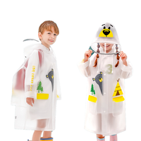 贝壳年代 儿童雨衣 白色棕熊 L