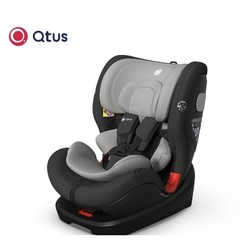 Qtus 昆塔斯 Q22儿童汽车安全座椅 0-4-7-12岁 静谧灰