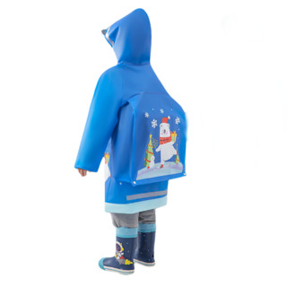 贝壳年代 儿童雨衣 高领款 藏蓝北极熊 M