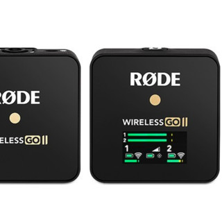 RØDE 罗德 Wireless Go II 无线麦克风 黑色 一拖一+安卓线