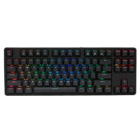 irok 艾石头 Fe-87 87键 有线机械键盘 黑色 国产红轴 RGB
