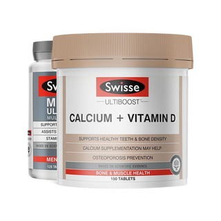 Swisse 斯维诗 Ultiboost 维生素组合装 270片（钙+维生素D150片+男士复合维生素B族片120片）