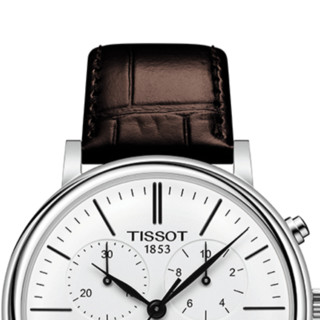 TISSOT 天梭 卡森臻我系列 41毫米石英腕表 T1224171601100