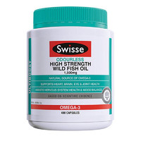 Swisse 斯维诗 Ultiboost 无腥味高浓度野生鱼油胶囊omega3 1000mg400粒