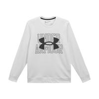 UNDER ARMOUR 安德玛 Rival 男子运动卫衣 1370391-112 白色 L