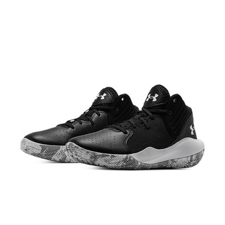 UNDER ARMOUR 安德玛 Jet '21 Syn 中性篮球鞋 3025348-001 黑色 40.5