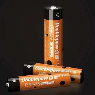 Doublepow 倍量 UM-4 R03P 7号碳性电池 1.5V 40粒