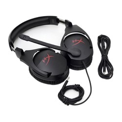 Kingston 金士顿 毒刺 耳罩式头戴式有线耳机 黑色 3.5mm+耳机支架