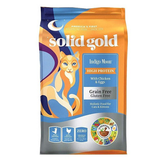 solid gold 素力高 Indigo moon系列 鸡肉蛋粉全阶段猫粮 5.44kg
