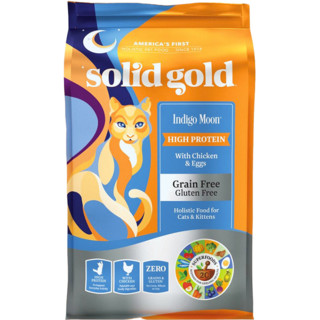 solid gold 素力高 Indigo moon系列 鸡肉蛋粉全阶段猫粮 1.36kg