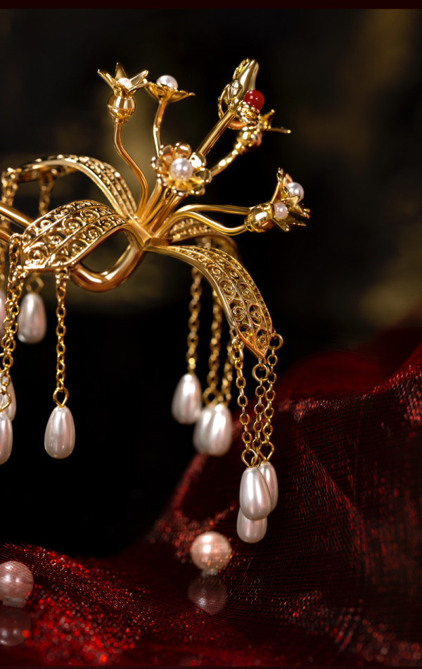 博物文创 金乌扶桑发簪 15.