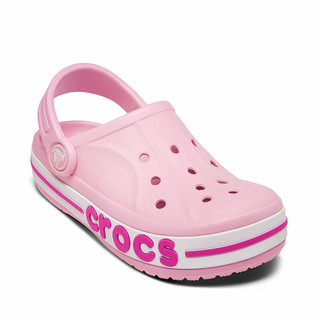 crocs 卡骆驰 205100-606 儿童洞洞拖鞋 花瓣红 29码