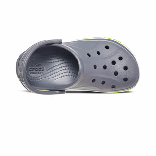 crocs 卡骆驰 205100-025 儿童洞洞拖鞋 炭灰 34码