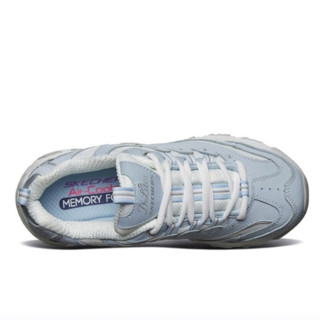 SKECHERS 斯凯奇 D'Lites 女子休闲运动鞋 11930/LBLW 浅蓝色/浅白色 36.5