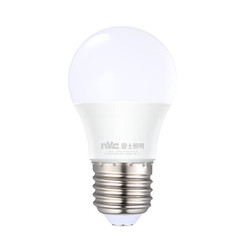 NVC Lighting 雷士照明 LED球泡灯 E27螺口 3W 正白光