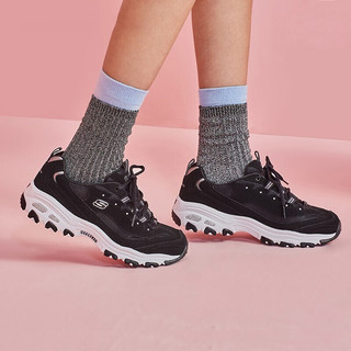 SKECHERS 斯凯奇 D'Lites 女子休闲运动鞋 11930/BLK 黑色/白色 40