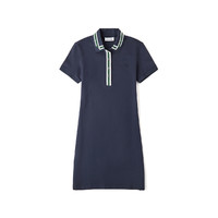 LACOSTE 拉科斯特 女士中长款连衣裙 EF5782 藏青 S